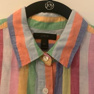 Jcrew linen top 8T